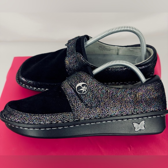 Algeria Brenna Moon Shadow Comfort Loafer Black Leather Upper US 10.5-11… - Picture 4 of 11